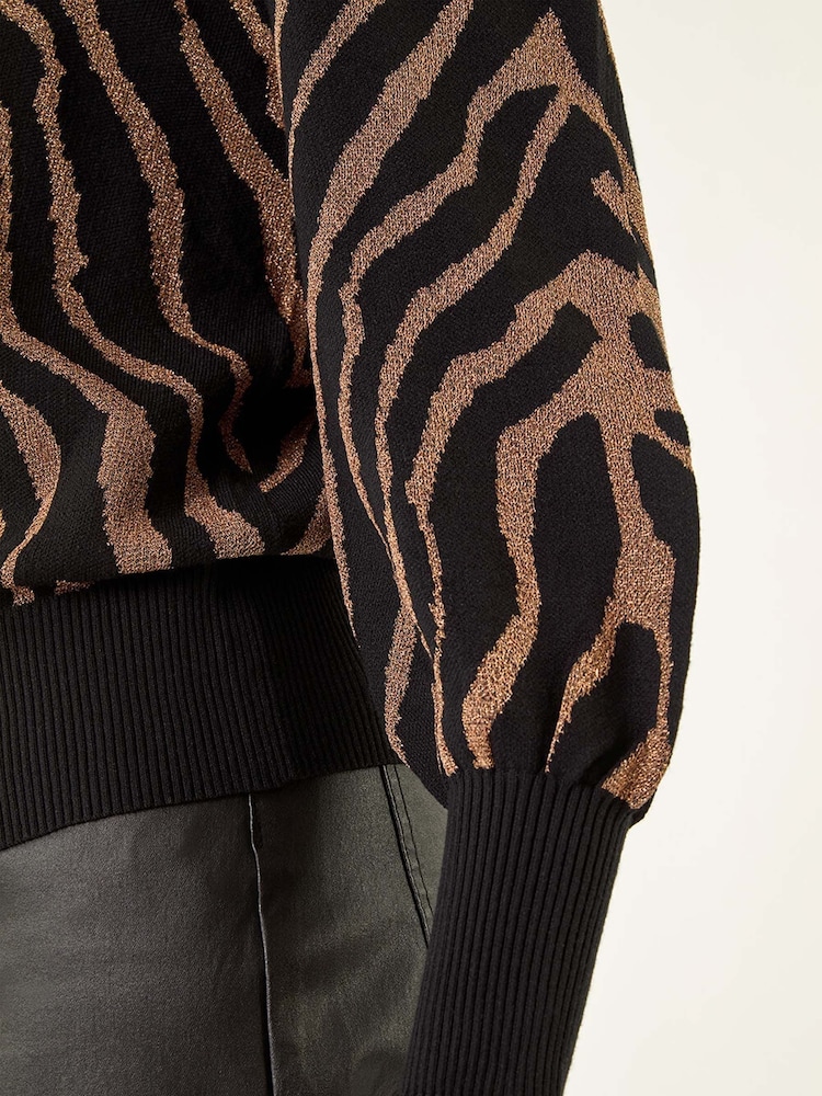 Roman Animal Stripe Knit Jumper - Imagem 5 de 5