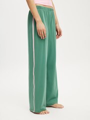 Cotton On Green Departure Lounge Wide Leg Joggers - Image 3 of 5