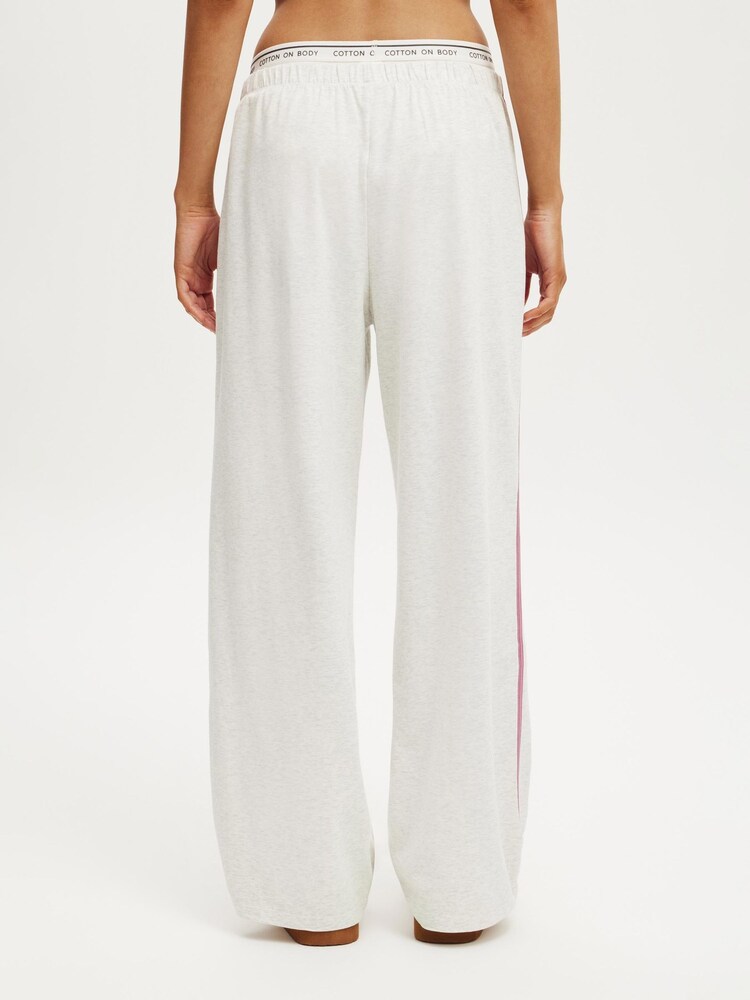 Cotton On White Departure Lounge Wide Leg Joggers - Image 5 of 5 Cotton On White Departure Lounge Wide Leg Joggers - Image 5 of 5