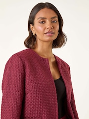 Roman Textured Edge To Edge Jacket - Imagem 4 de 5