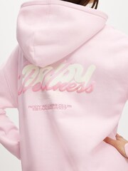 Cotton On Pink Plush Premium Graphic Hoodie - Image 4 of 5