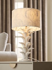 White Barbuda Table Lamp - Image 1 of 6