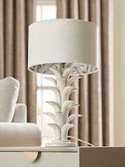 White Barbuda Table Lamp - Image 2 of 6