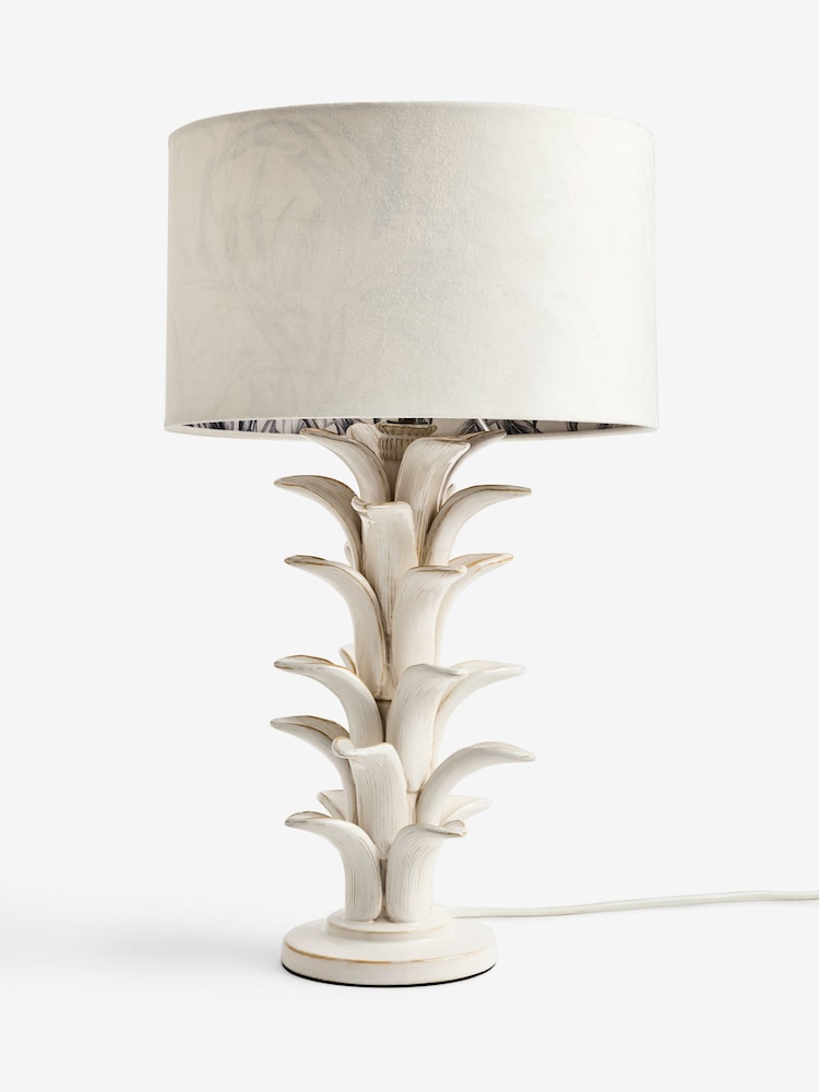 White Barbuda Table Lamp - Image 6 of 6