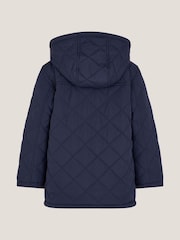 Monsoon Blue Corduroy Collar Quilted Jacket - Image 3 of 4