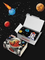United Odd Socks 6 Packs Black Solar System Mens Socks - Image 4 of 5