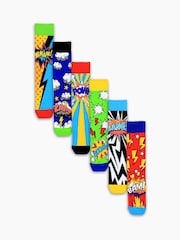 United Odd Socks Super Hero Comic Socks 6 pack - Imagem 2 de 4