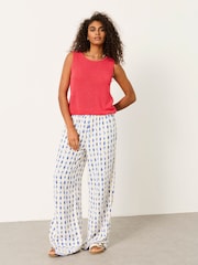 FatFace Bree Red Knitted Tank Top - Image 5 of 6