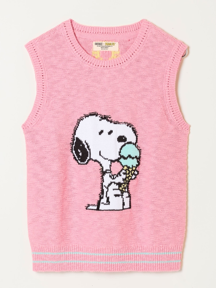 FatFace Snoopy Knitted Tank - Attēls 7 no 7