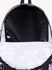 Roxy Floral Black Baby Sugar Print Backpack - Image 3 of 4