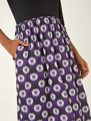 Roman Geo Print Midi Stretch Dress - Imagem 5 de 5