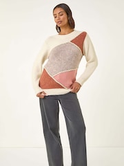 Roman Patch Work Knit Jumper - Imagem 2 de 5
