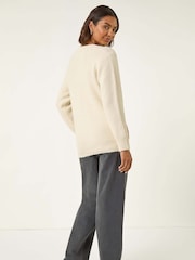 Roman Patch Work Knit Jumper - Imagem 3 de 5