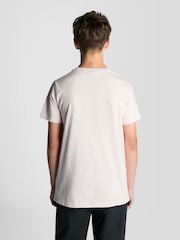 Ροζ - Lyle & Scott Plain Κοντομάνικο μπλουζάκι - Εικόνα 4 από 6