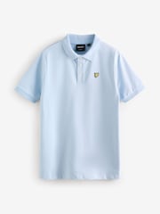 Lyle & Scott Blue Plain Polo Shirt - Image 1 of 1