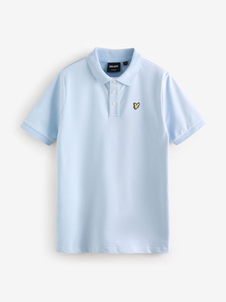 Lyle & Scott Blue Plain Polo Shirt - Image 1 of 1