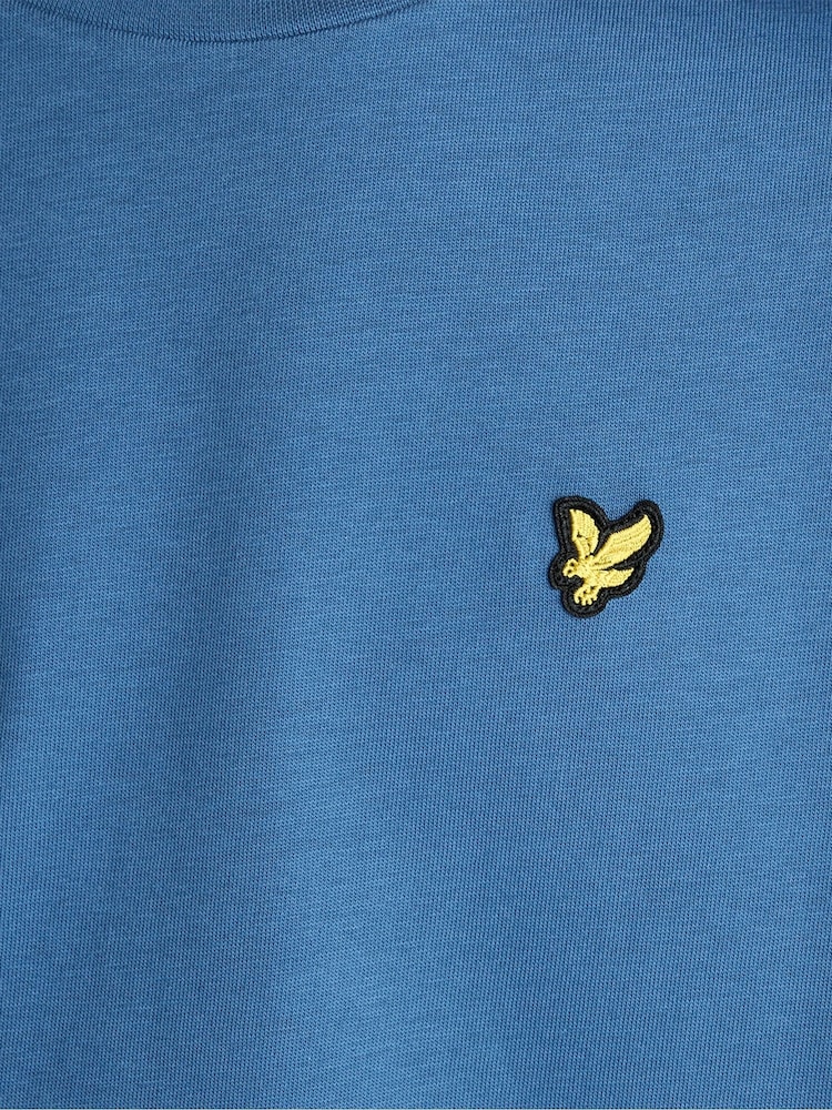 Синій - Футболка Lyle & Scott Plain - Image 5 of 5