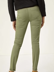 Roman Green 31'' Denim Stretch Denim Leggings - Image 3 of 5