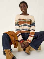 Roman Jacquard Crew Neck Knit Jumper - Slika 1 iz 5