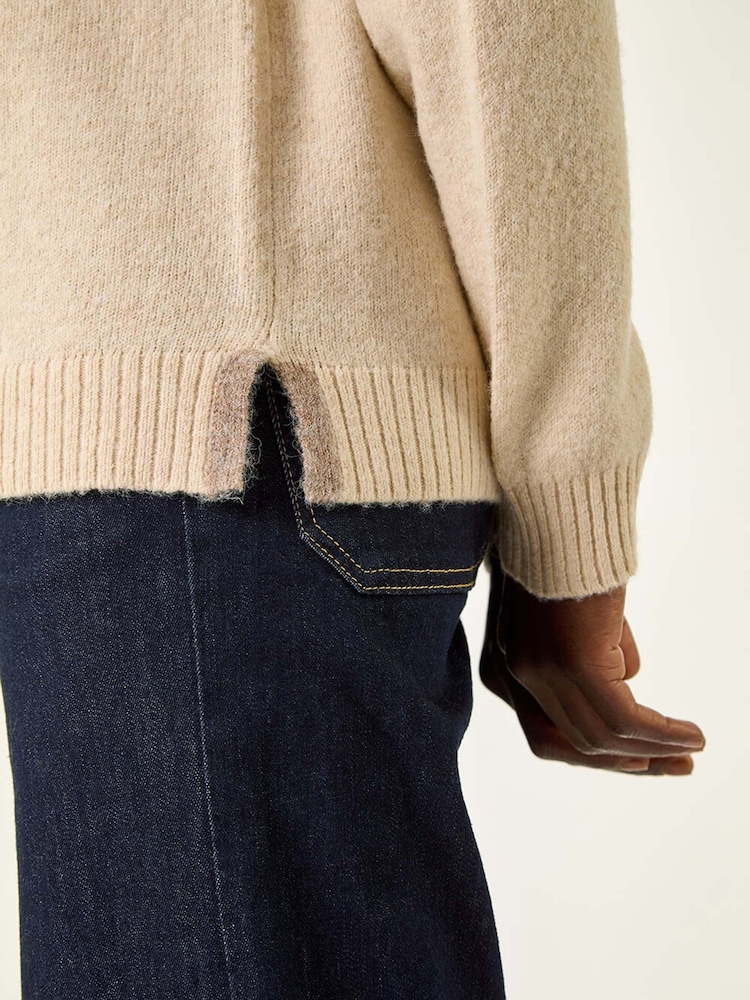 Roman White Heart Crew Neck Knit Jumper - Image 5 of 5 Roman White Heart Crew Neck Knit Jumper - Image 5 of 5