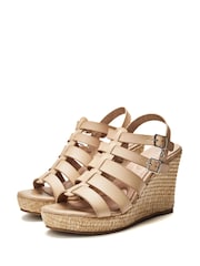 Moda in Pelle Keelie High Raffia Wedge Sandals - Image 4 of 4