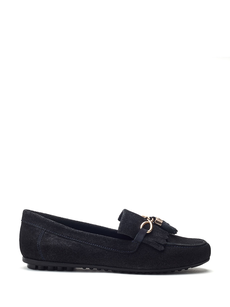 Moda in Pelle Essana Chain And Tassel Detail Moccasins - Image 1 of 4