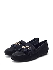 Moda in Pelle Essana Chain And Tassel Detail Moccasins - Image 2 of 4