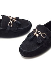 Moda in Pelle Essana Chain And Tassel Detail Moccasins - Image 3 of 4