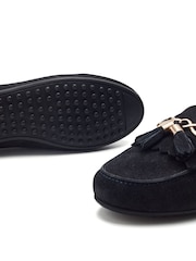 Moda in Pelle Essana Chain And Tassel Detail Moccasins - Image 4 of 4