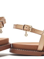Moda in Pelle Nicca Jewel Stone T-Bar Comfort Sandals - Image 4 of 4