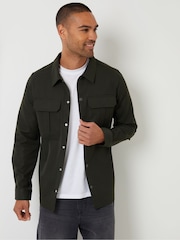 Verde - Threadbare Cargo Pocket Shacket - Imagem 1 de 4