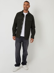 Verde - Threadbare Cargo Pocket Shacket - Imagem 3 de 4