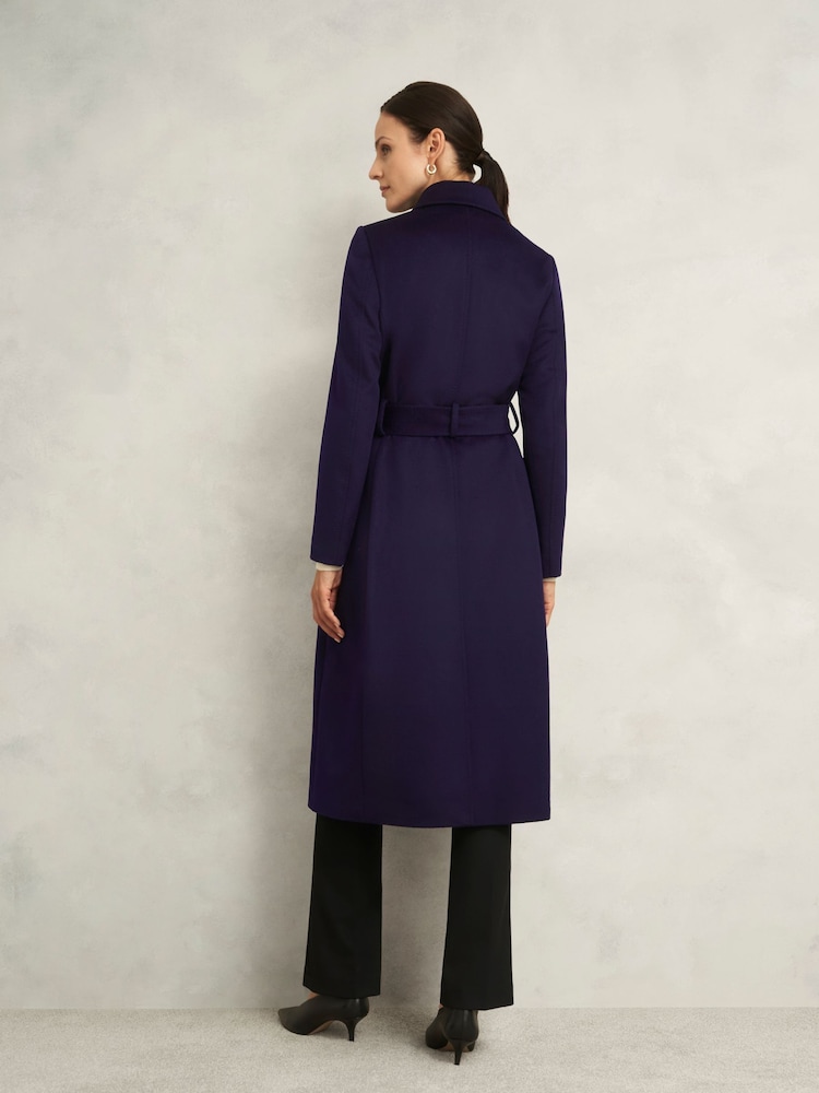 Hobbs Purple Petite Livia Coat - Image 2 of 4