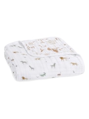 Aden + Anais White Dream Blanket Muslin Safari Dream - Image 3 of 3