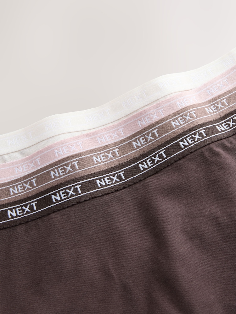 Neutral Marls - cotton Logo Knickers 4 ඇසුරුම - 11න් 11 වන රූපය