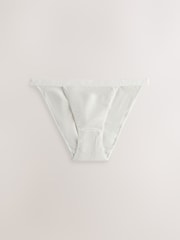 Neutral Marls - حزمة سراويل داخلية من 4 قطع مصنوعة من القطن ومزينة بشعار - صورة 5 من 8