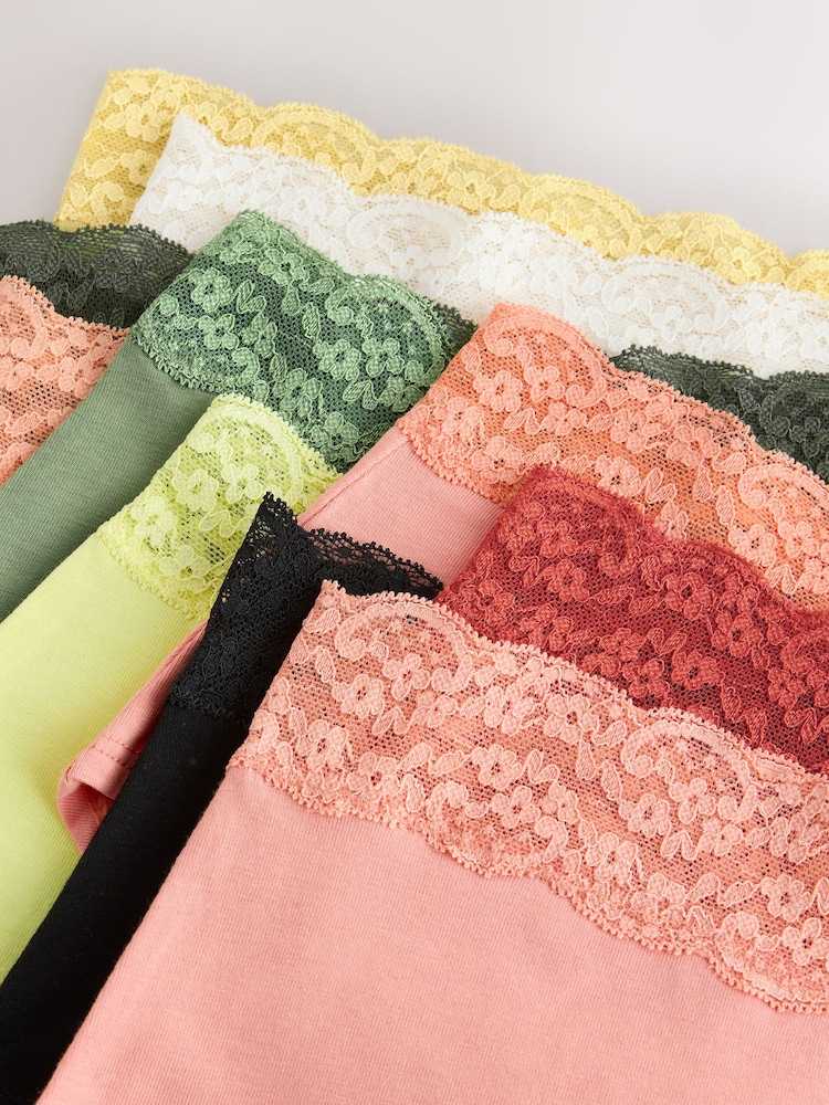 ורוד אפרסק - מארז 10 זוגות תחתוני כותנה ותחרה - תמונה 16 מתוך 16 ורוד אפרסק - מארז 10 זוגות תחתוני כותנה ותחרה - תמונה 16 מתוך 16