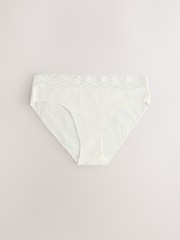 وردي مشمشي - مجموعة سراويل داخلية من القطن والدانتيل من 10 قطع - صورة 14 من 16