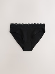 وردي مشمشي - مجموعة سراويل داخلية من القطن والدانتيل من 10 قطع - صورة 9 من 16