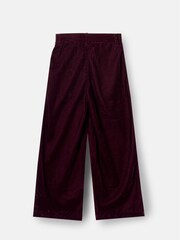 Angel & Rocket Red Chloe Velvet Wide Leg Trousers - Image 6 of 7