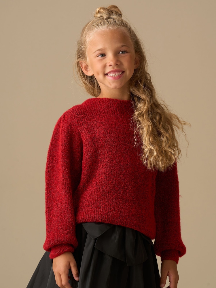 Angel & Rocket Red Alexis Bow Back Boule Jumper - Image 1 of 8