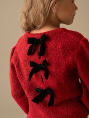Angel & Rocket Red Alexis Bow Back Boule Jumper - Image 4 of 8