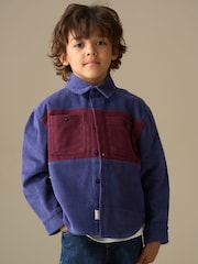 Angel & Rocket Blue Andres Panel Cord Overshirt - Image 5 of 8