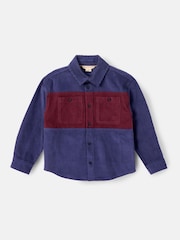 Angel & Rocket Blue Andres Panel Cord Overshirt - Image 6 of 8