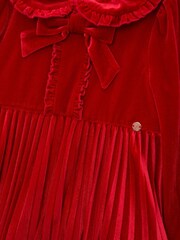 Angel & Rocket Red Charlotte Red Velvet Bow Dress - Image 8 of 8