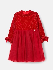 Angel & Rocket Red Elsie Velvet Tulle Dress - Image 7 of 9
