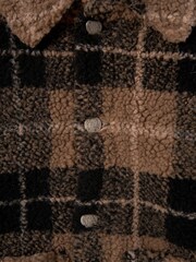Angel & Rocket Brown Braxton Polar Fleece Plaid Shacket - Image 8 of 8