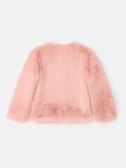 Angel & Rocket Pink Allegra Fur Coat - Image 7 of 8