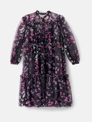 Angel & Rocket Blue Cara Printed Mesh Dress - Image 4 of 6