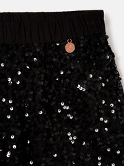 Angel & Rocket Black Leona Velvet Sequin Short - Image 7 of 7